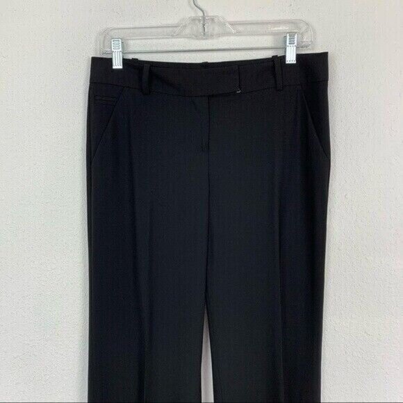 Classiques Entier Black Wool Blend Wide Leg Dress Pants Workwear Trousers 6 - Picture 2 of 8